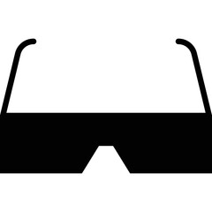 Simple vector icon glasses
