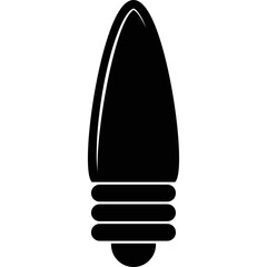 Simple vector icon light bulb