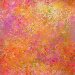 Abstract painting Blurry painted seamless pattern in muted autumn natural, organic tones Grunge effect Grainy spotted multicolor background