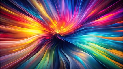 Fototapeta premium Abstract Multicolored Swirling Vortex