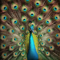 Obraz premium close up of a peacock