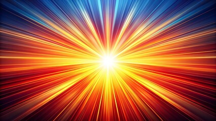 Obraz premium Dynamic Sunburst Abstract: High-Res Commercial Stock Photo - Energy, Motion, & Success