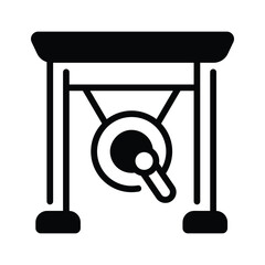 Chinese Bell vector icon in modern and trendy style