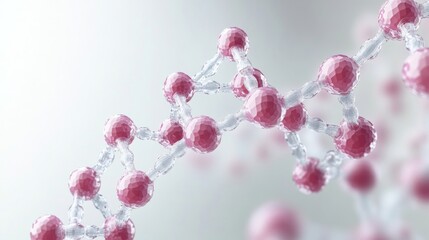 3d abstract science template featuring intricate dna molecules, creating a dynamic and futuristic background for research, biotechnology, and genetic concept illustrations