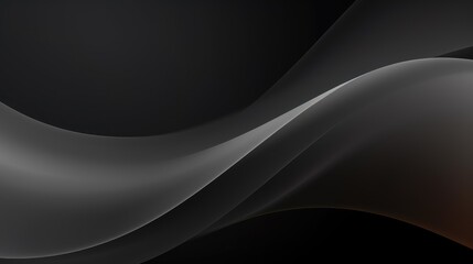 Abstract flowing lines in shades of black and gray, creating a smooth, elegant background.