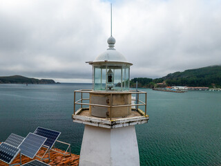 Faro de Punta Robaleira en Cedeira A Coruña Galicia