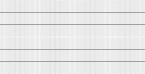 Tile subway. Stone surface. White brick wall. Seamless metro background. Kitchen pattern. Ceramic backdrop. Apron faience texture. Cement backsplash. Vintage rectangle brickwall. Vector illustration.