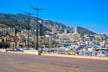 モナコのとても美しい街並み風景Beautiful cityscape of Monaco