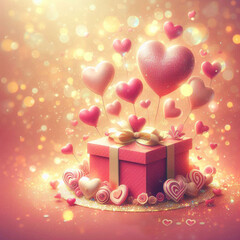 happy Valentine's day background