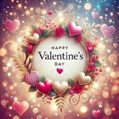 happy Valentine's day background