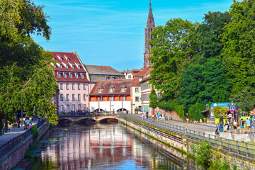 Das Viertel La Petite France in der Altstadt von Straßburg