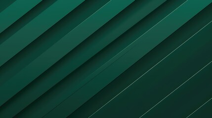 Obraz premium Abstract design featuring diagonal lines in a gradient of dark green hues.