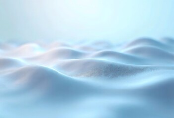Fototapeta premium Serene Blue Wave Abstract Background Image