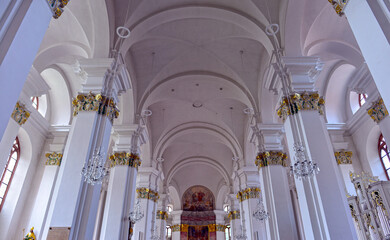 Innenansicht der Jesuitenkirche in Heidelberg
