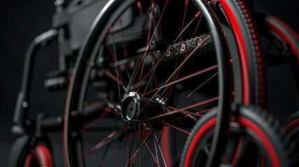 Advanced Wheelchair Design with Modern Aesthetics