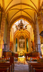 Innenansicht der Thomaskirche in Straßburg