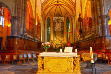 Innenansicht der Thomaskirche in Straßburg
