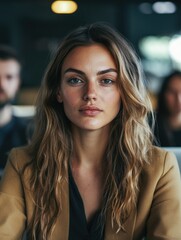 Fototapeta premium Professional Portrait of Woman in Business Attire