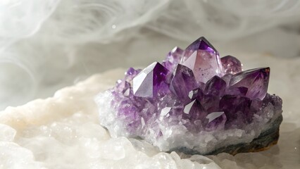 Fototapeta premium Purple Crystal Light