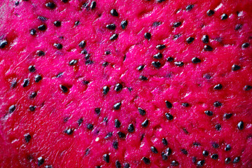 Red juicy pitaya dragon fruit background close-up