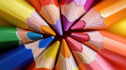 Vivid Colored Pencils in Bundle