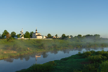 Boris and Gleb Church in the village of Kideksha. The temple is part of the Vladimir-Suzdal Museum-Reserve