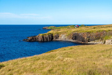 A dramatic landscape of Borgarfjörður eystri, where the Icelandic East Fjords meet the serene beauty of Northeast Iceland