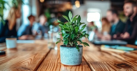 In a collaborative environment, a team of business professionals meets to offer feedback and engage in constructive discussion. This meeting also includes updates from staff or managers, advice, and