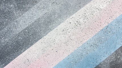 Fototapeta premium Striped Road Markings and Pavement Texture
