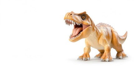 Fototapeta premium Dinosaur Figurine for Kids Play and Learning. Generative AI