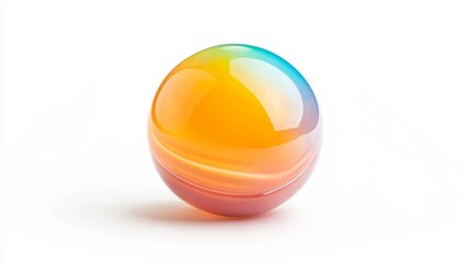 Bright and Fun Bouncy Ball for Active Play. Generative AI
