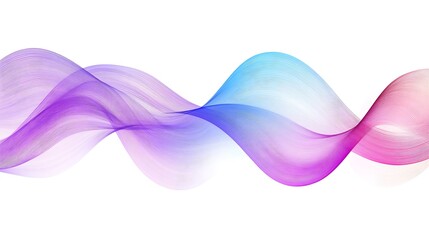 Abstract Colorful Waves Flowing Seamlessly