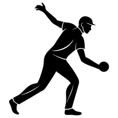 silhouette of a player