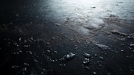 Fototapeta premium Dark Textured Surface Close Up Detail Shot