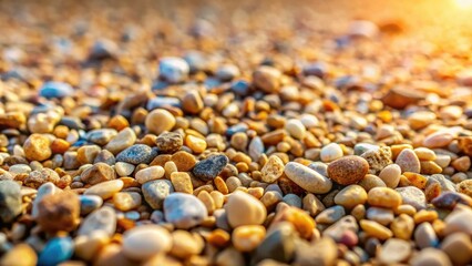 Grey gravel texture: a natural stone surface wallpaper with a coarse aggregate pattern.