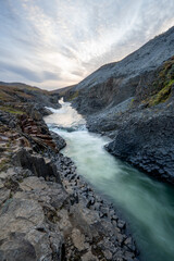 Different view of the Studlagil Canyon, Iceland