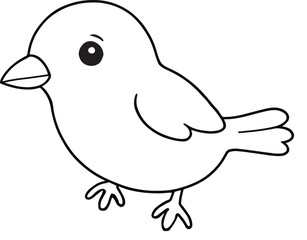 cartoon bird with speech bubble