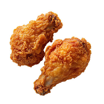 recommend clip art:  Two pieces of fried chicken on a white background 