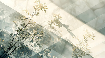Sunlight Filters Through Branches and Leaves