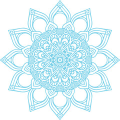 Beautiful Mandala Art and Vector Mandala Design Image.