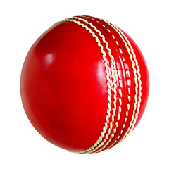 cricket ball on isolated on white background PNG.AI GENERATED