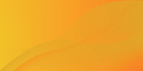 Bright orange-yellow gradient abstract fluid wave background with halftone, modern dynamic wallpaper. Suitable for templates, sales banners, business, ads, web and pages