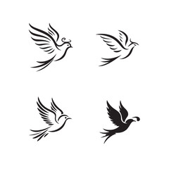 Birds vector image