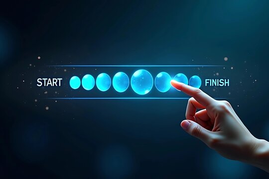 Start and Finish Button A Visual Representation of Initiation and Completion The Dual Nature of Progress Start and Finish Button Imagery  