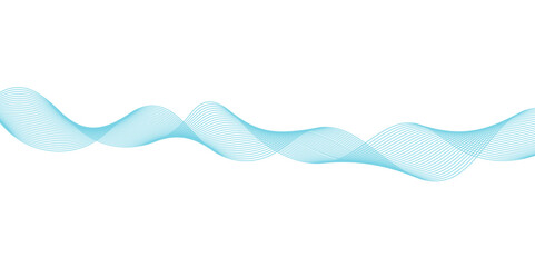Abstract wave line for banner, wallpaper background with wave design.	