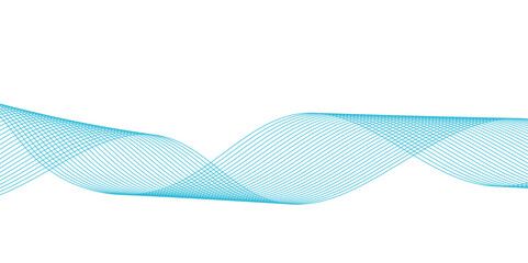 Abstract wave line for banner, wallpaper background with wave design.	