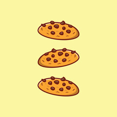 Cookies Dessert Food Sweet Treats Vector Illustration Cartoon