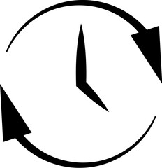 Simple vector icon watch