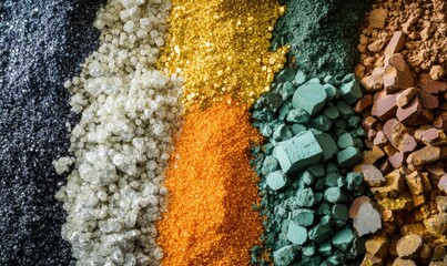Macro piles of rare earth elements