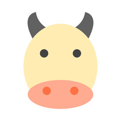 Cow flat icon